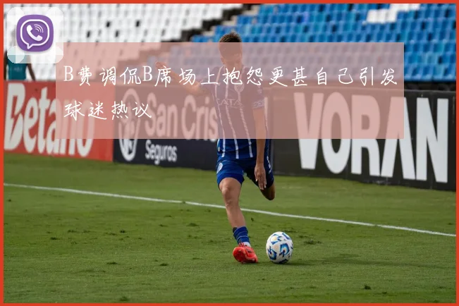 B费调侃B席场上抱怨更甚自己引发球迷热议